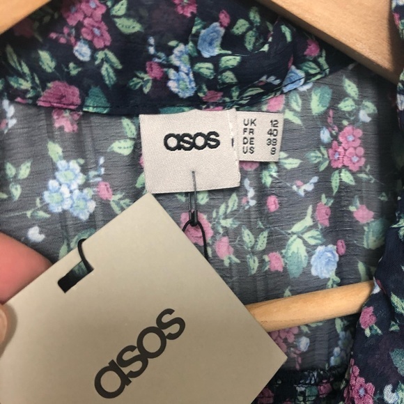 ASOS Crepe Top Skater Dress NWT - Picture 7 of 8